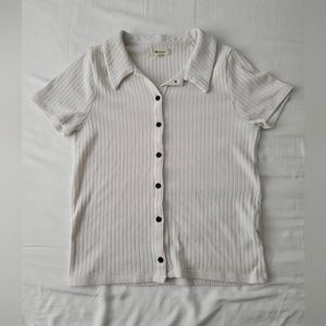 Madewell Button Sweater Shirt